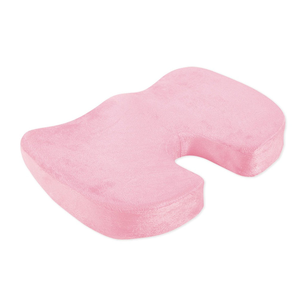 Ergonomic Pressure Relief Memory Foam Seat Cushion, Light Pink - GOMINIMO