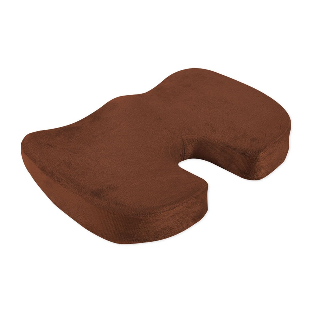 Pressure Relief Memory Foam Seat Cushion, U Shape Brown