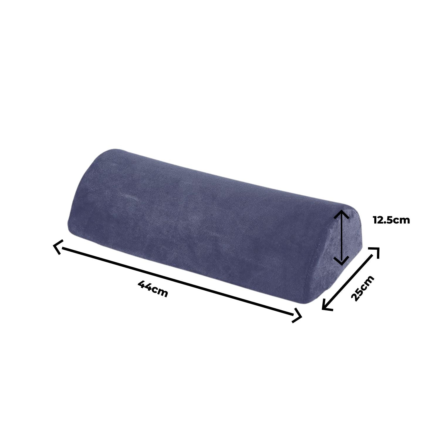 Ergonomic Memory Foam Foot Rest Cushion Navy Blue