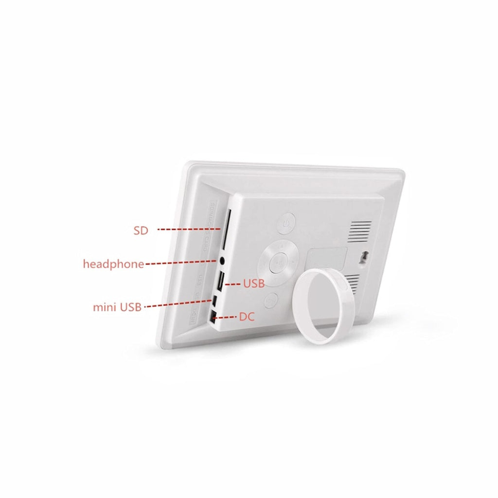 Wi-Fi Dementia Clock with Alarms & Large LCD - GOMINIMO