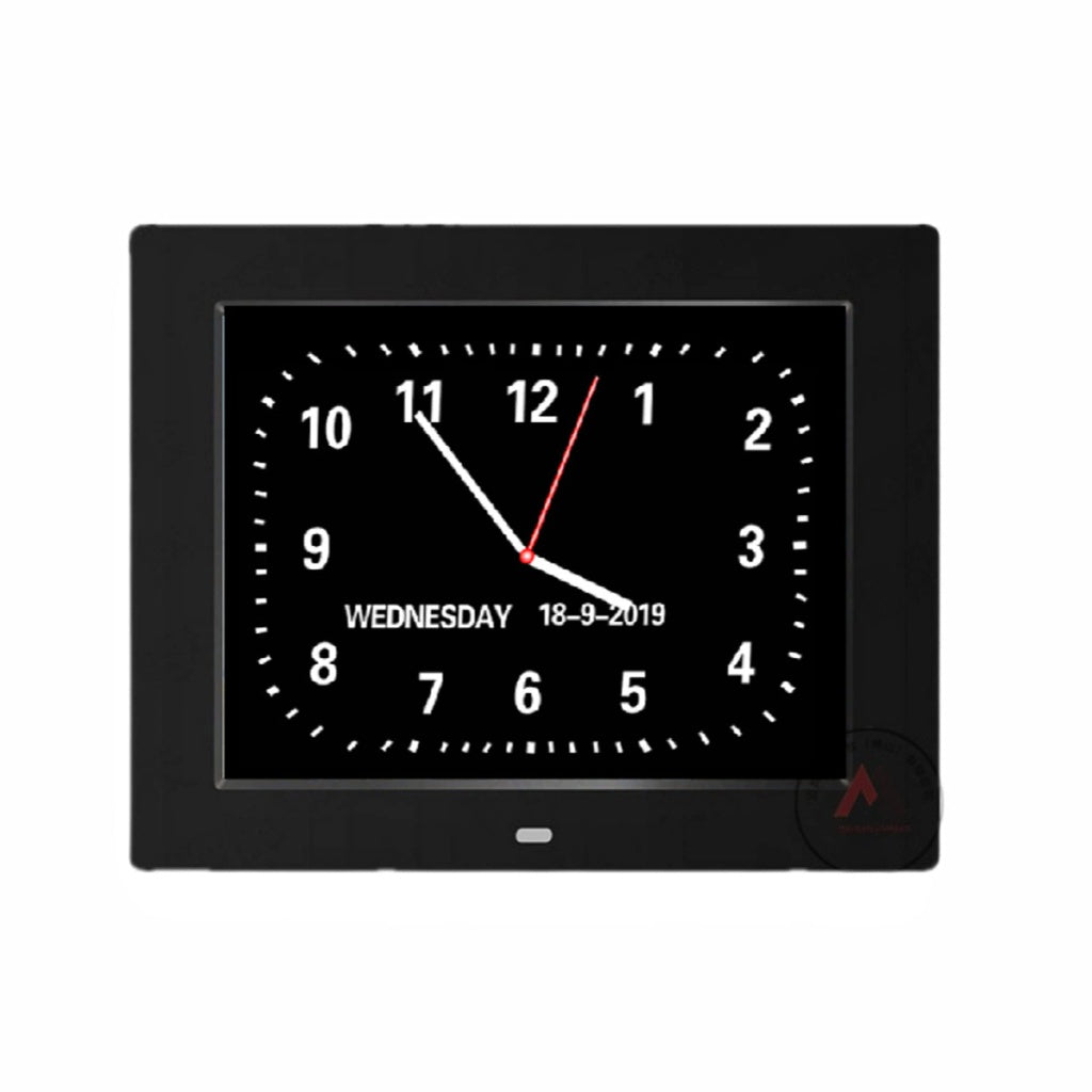 Wi-Fi Dementia Clock, 7 Alarms, Dimmable LCD - GOMINIMO