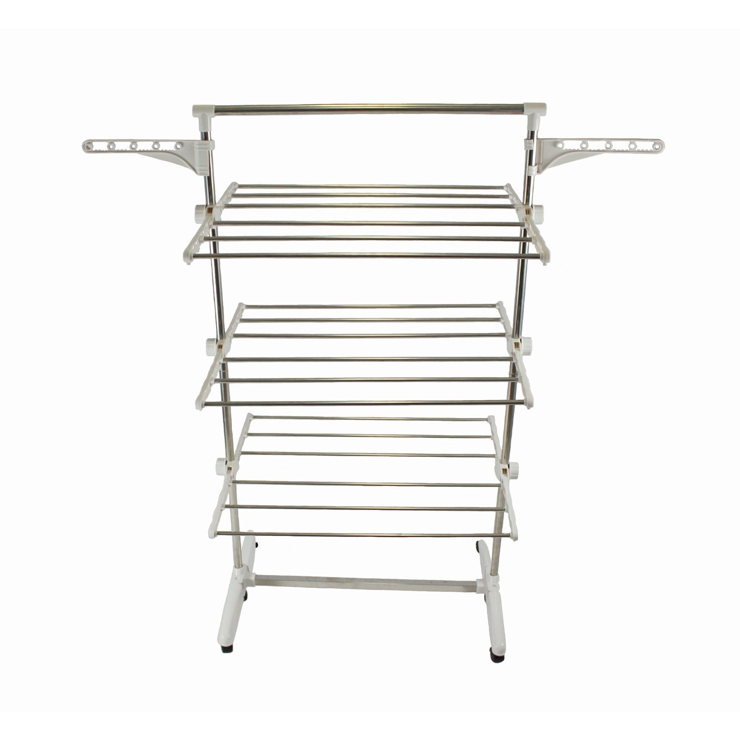 Adjustable 3-Tier Folding Laundry Drying Rack, GOMINIMO