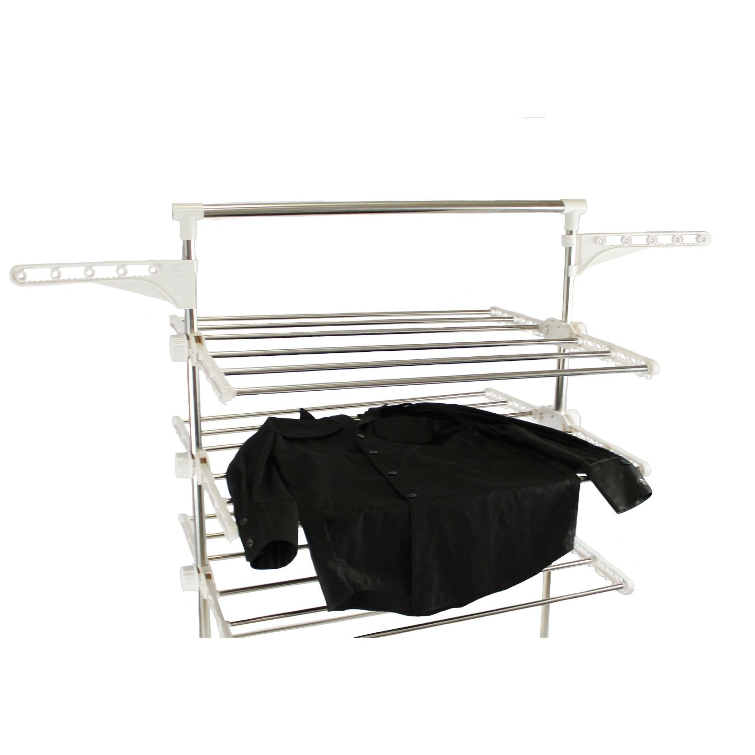 Adjustable 3-Tier Folding Laundry Drying Rack, GOMINIMO