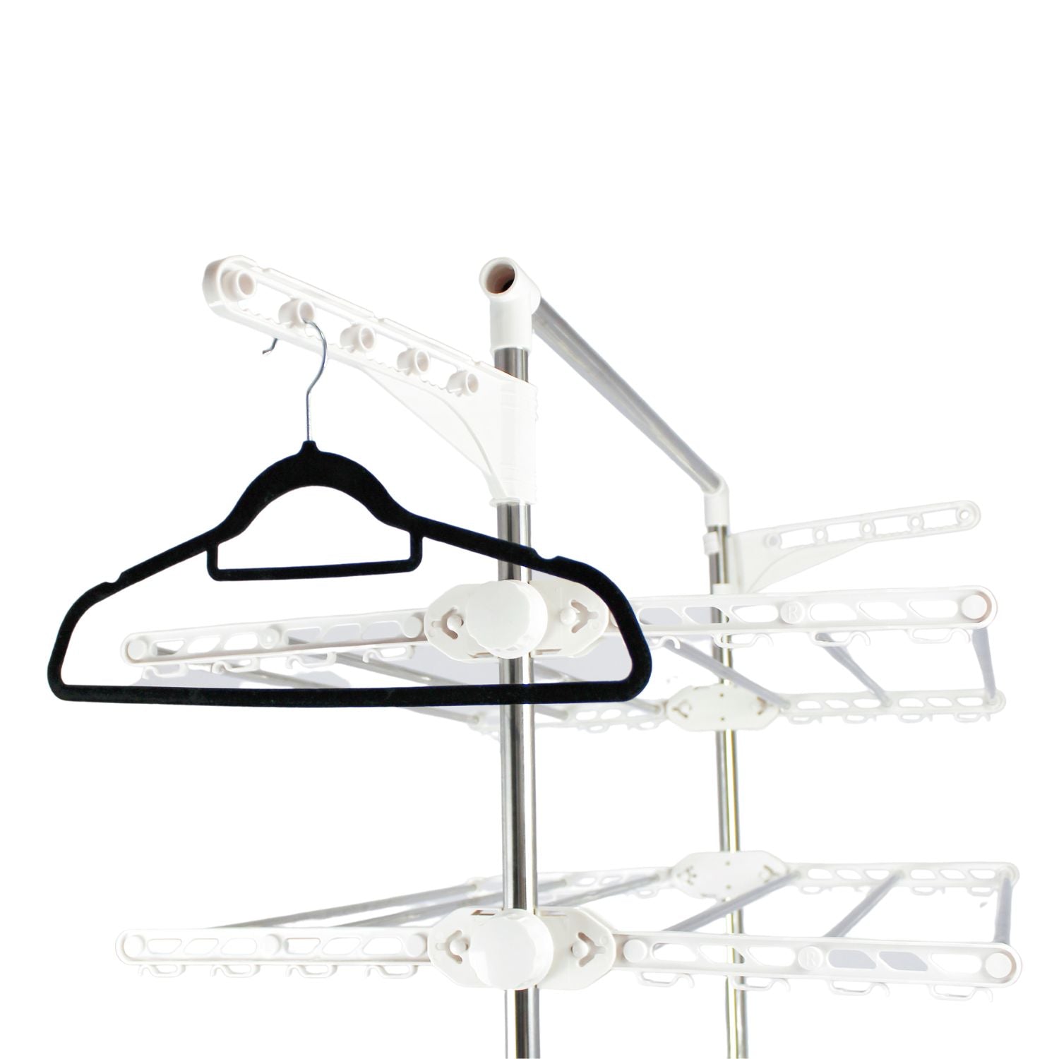 Adjustable 3-Tier Folding Laundry Drying Rack, GOMINIMO