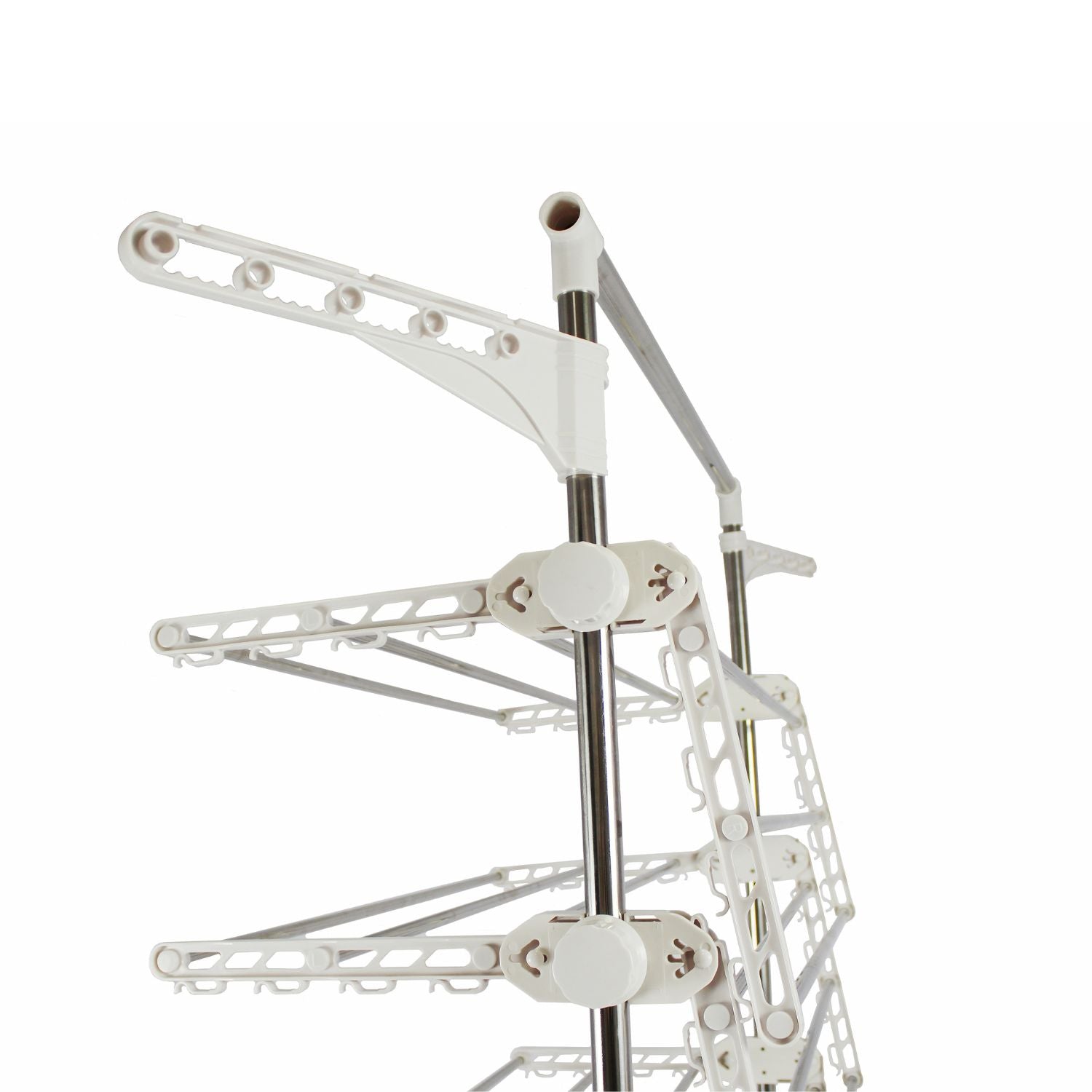 Adjustable 3-Tier Folding Laundry Drying Rack, GOMINIMO