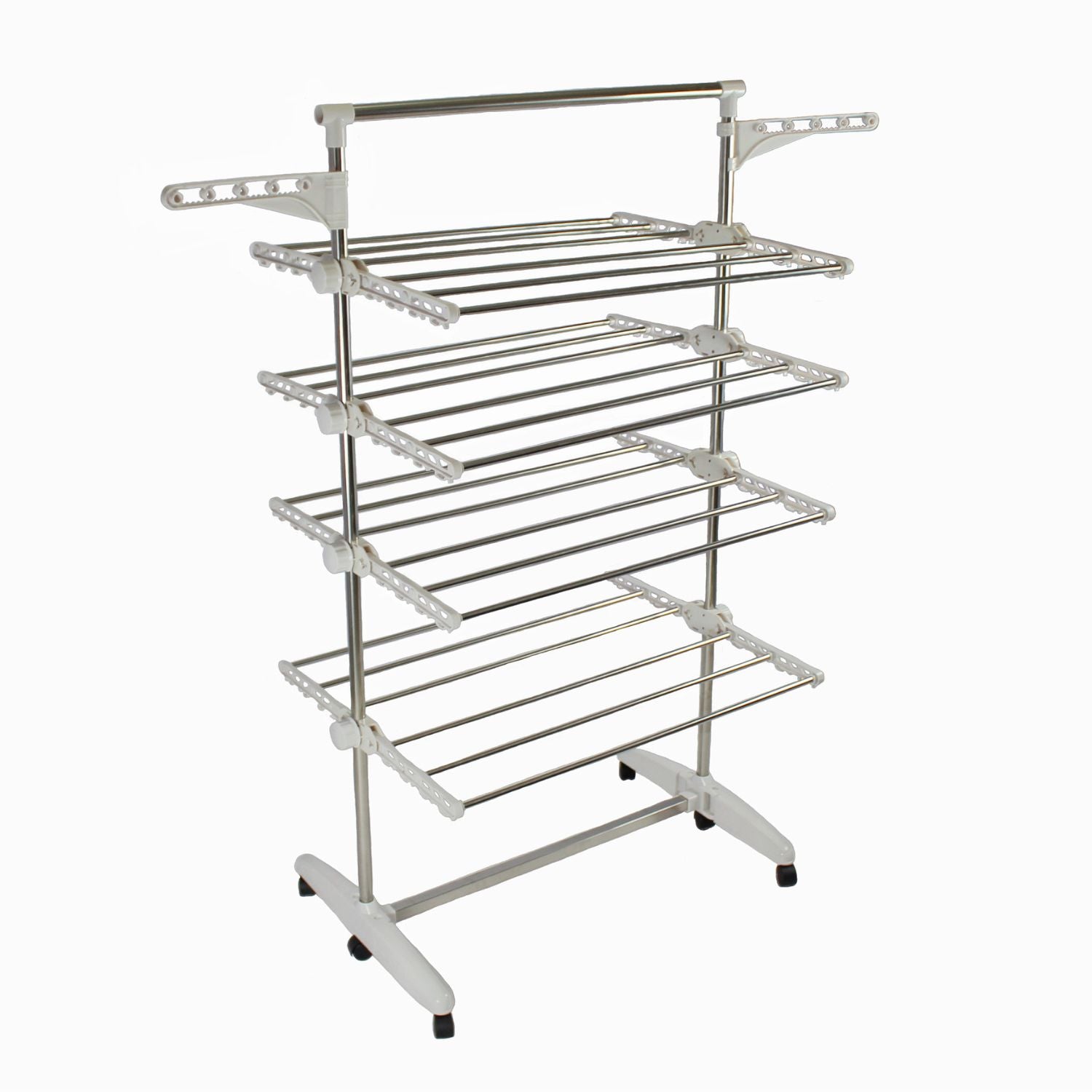 Adjustable 4 Tier Eco-Friendly Laundry Drying Rack - GOMINIMO