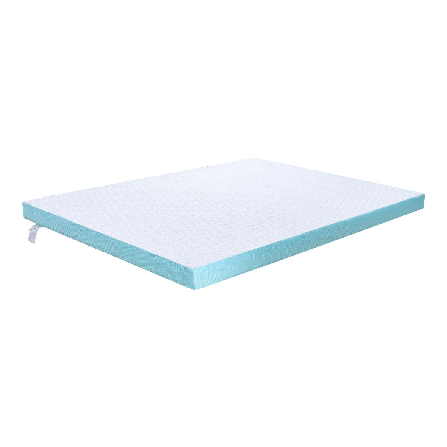 Gel Infused Dual Layer Mattress Topper, Non-Slip, Queen - GOMINIMO