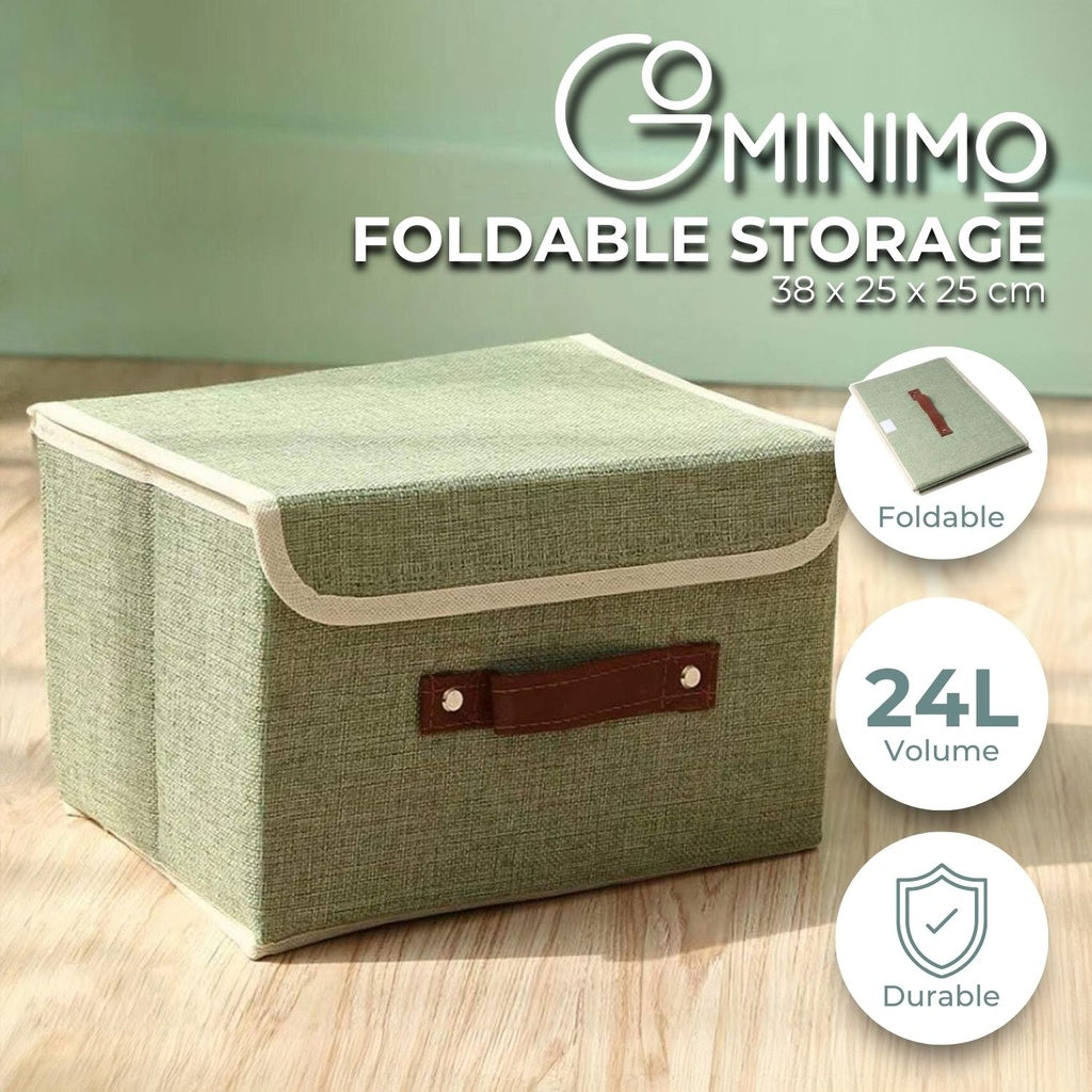 3 Pack 24L Foldable Dust-Proof Storage Organizers - GOMINIMO