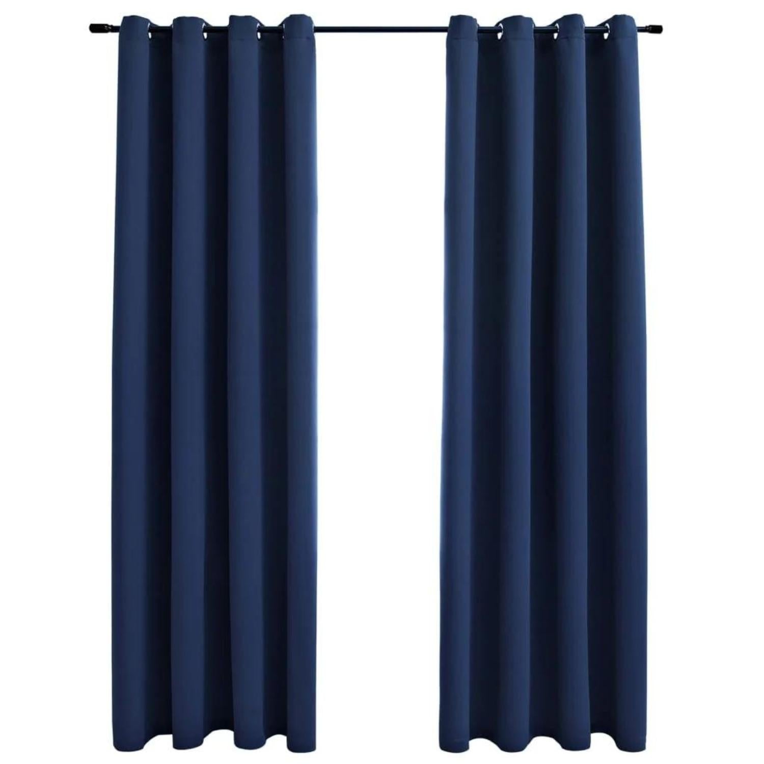 Premium Velvet Blackout Curtains, Thermal Insulated Set of 2 Gominimo