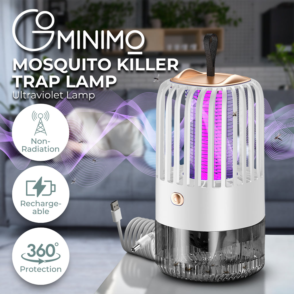 GOMINIMO BG-005 Mini Mosquito Lamp Rechargeable 2000mah (White)