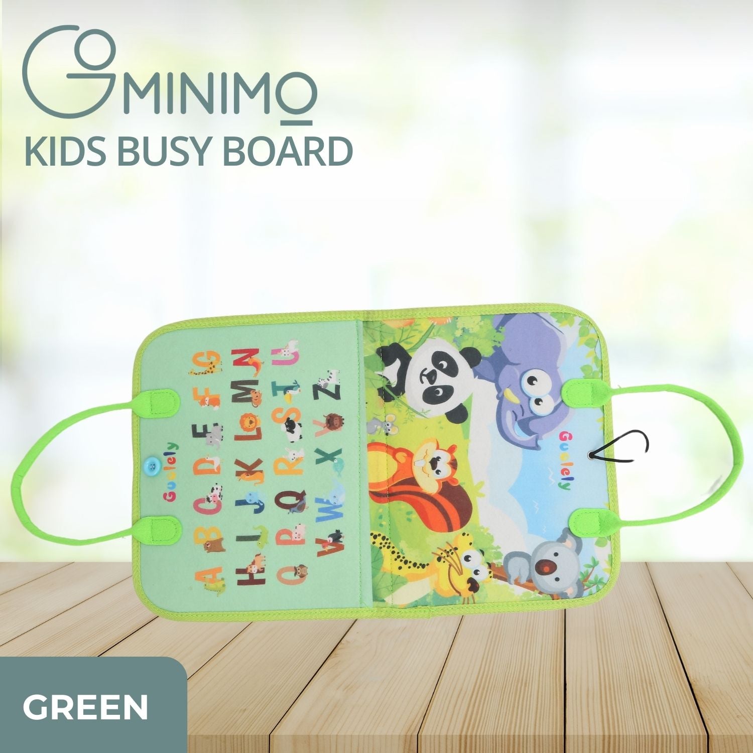 Multiuse Kids Busy Board with Drawing Set - Gominimo