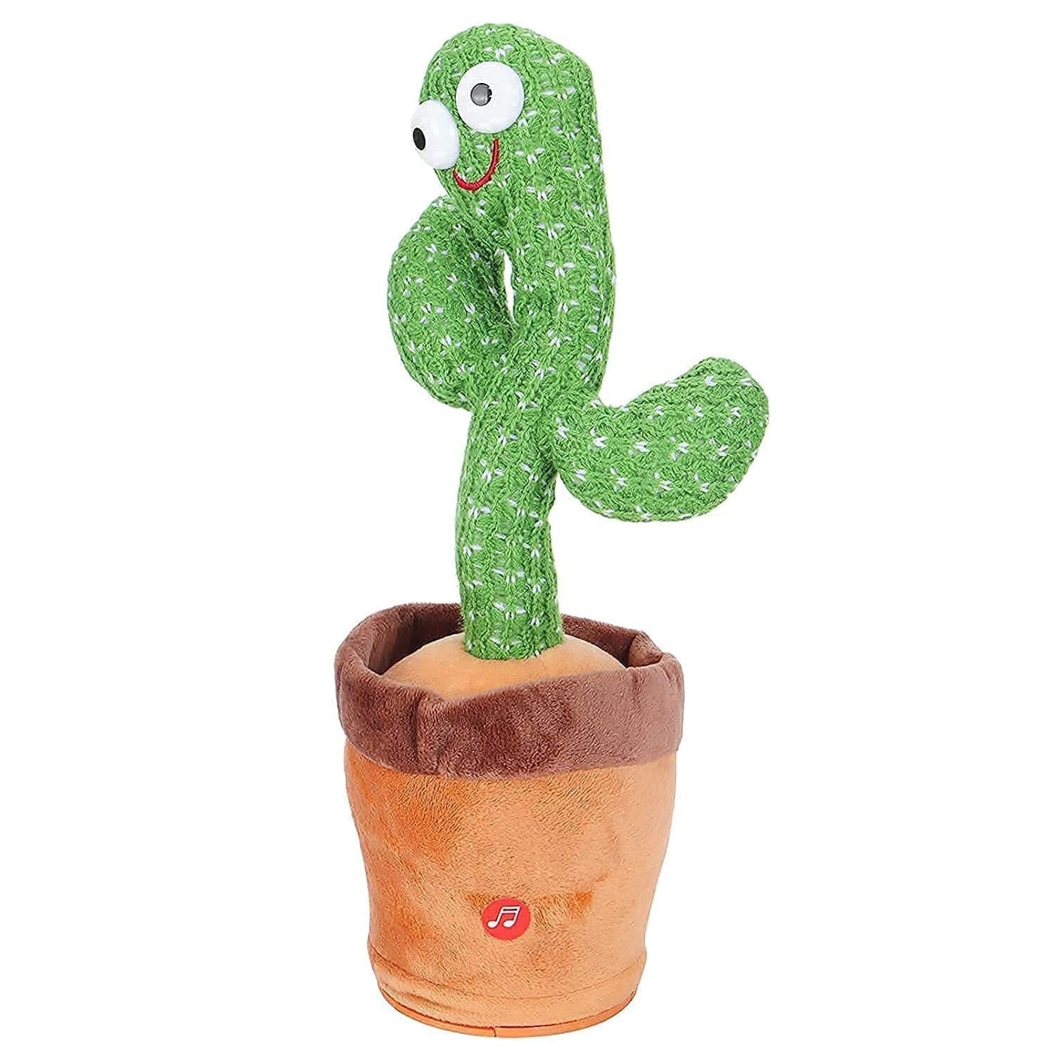 Musical Dancing Cactus Plush Toy with Voice Recorder - Gominimo