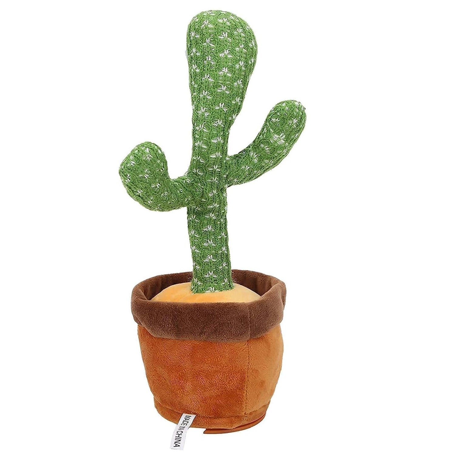 Musical Dancing Cactus Plush Toy with Voice Recorder - Gominimo