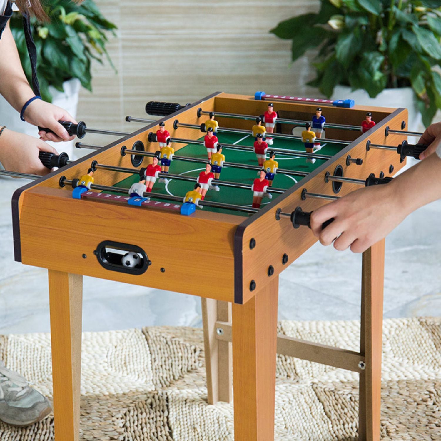 Portable Wooden 69cm Tabletop Football Game Table - GOMINIMO