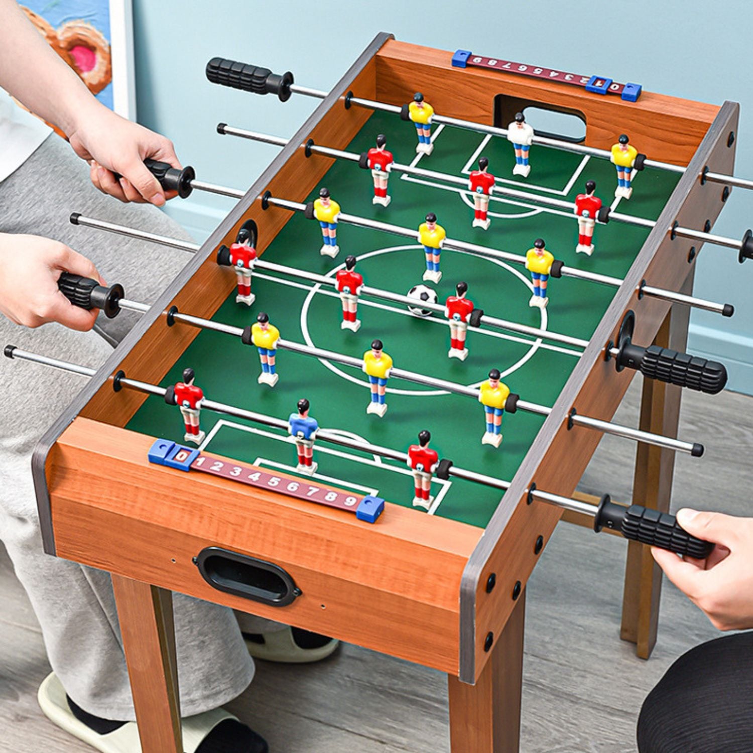 Portable Wooden 69cm Tabletop Football Game Table - GOMINIMO