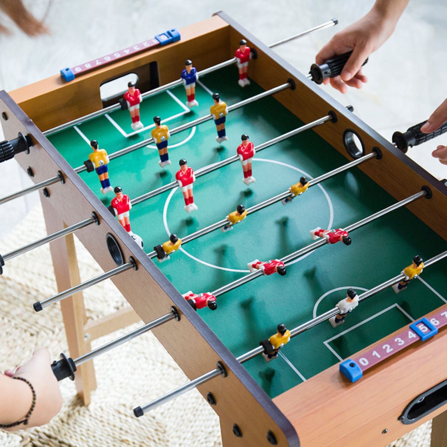 Portable Wooden 69cm Tabletop Football Game Table - GOMINIMO