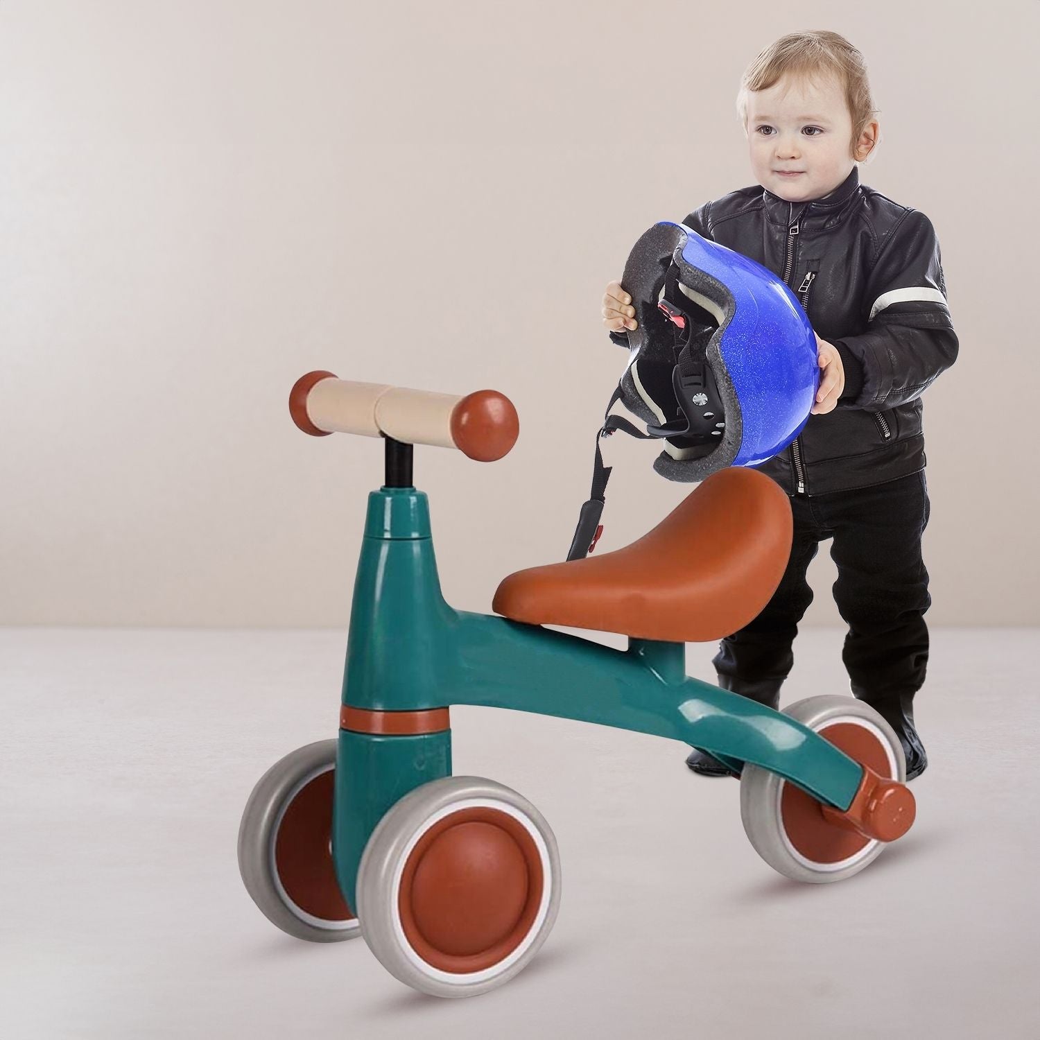 Durable 3-Wheel Baby Balance Bike, Anti-Slip, Easy Assembly - GOMINIMO