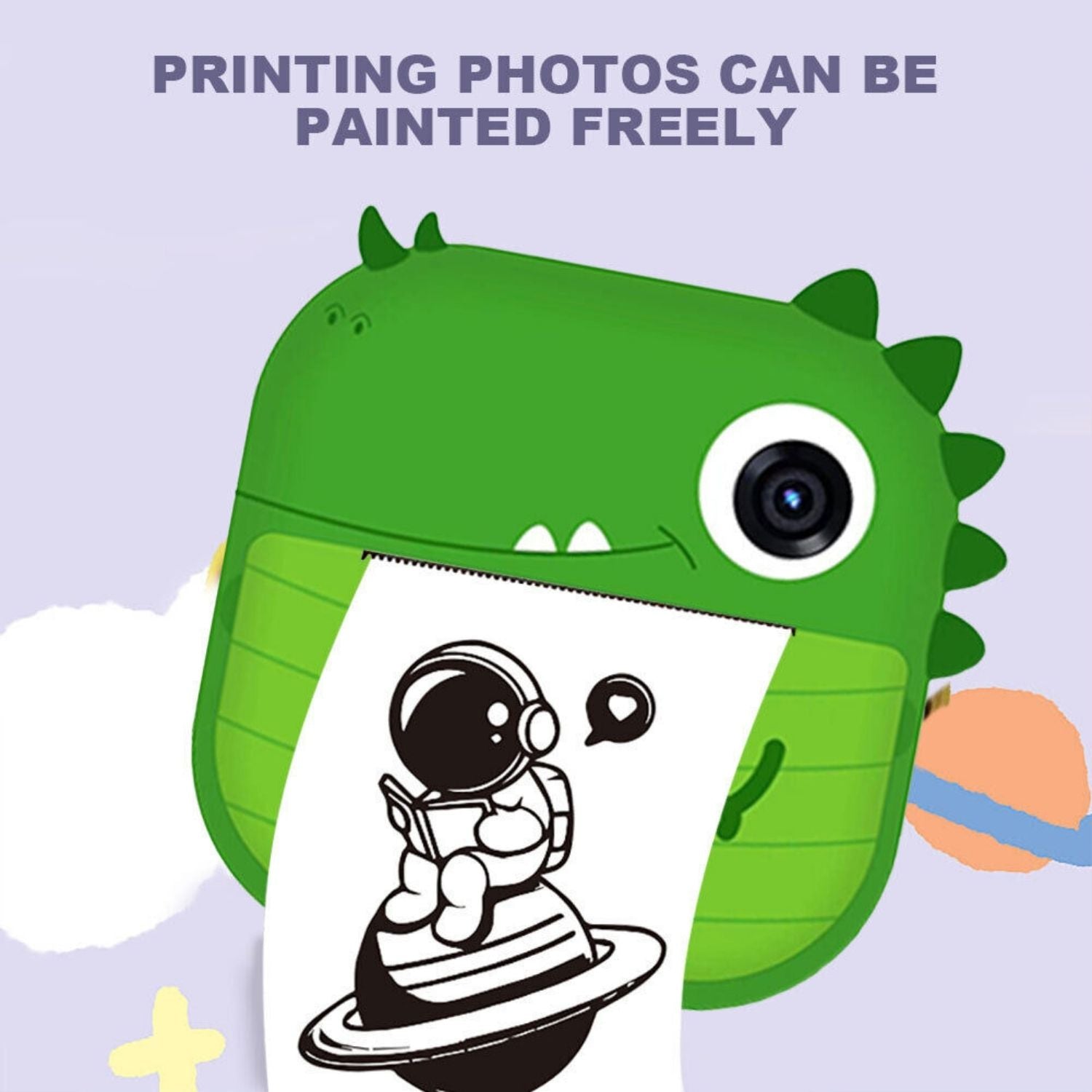 Dual 48MP Kids Instant Print Camera, 32GB Card, Fun Games - GOMINIMO