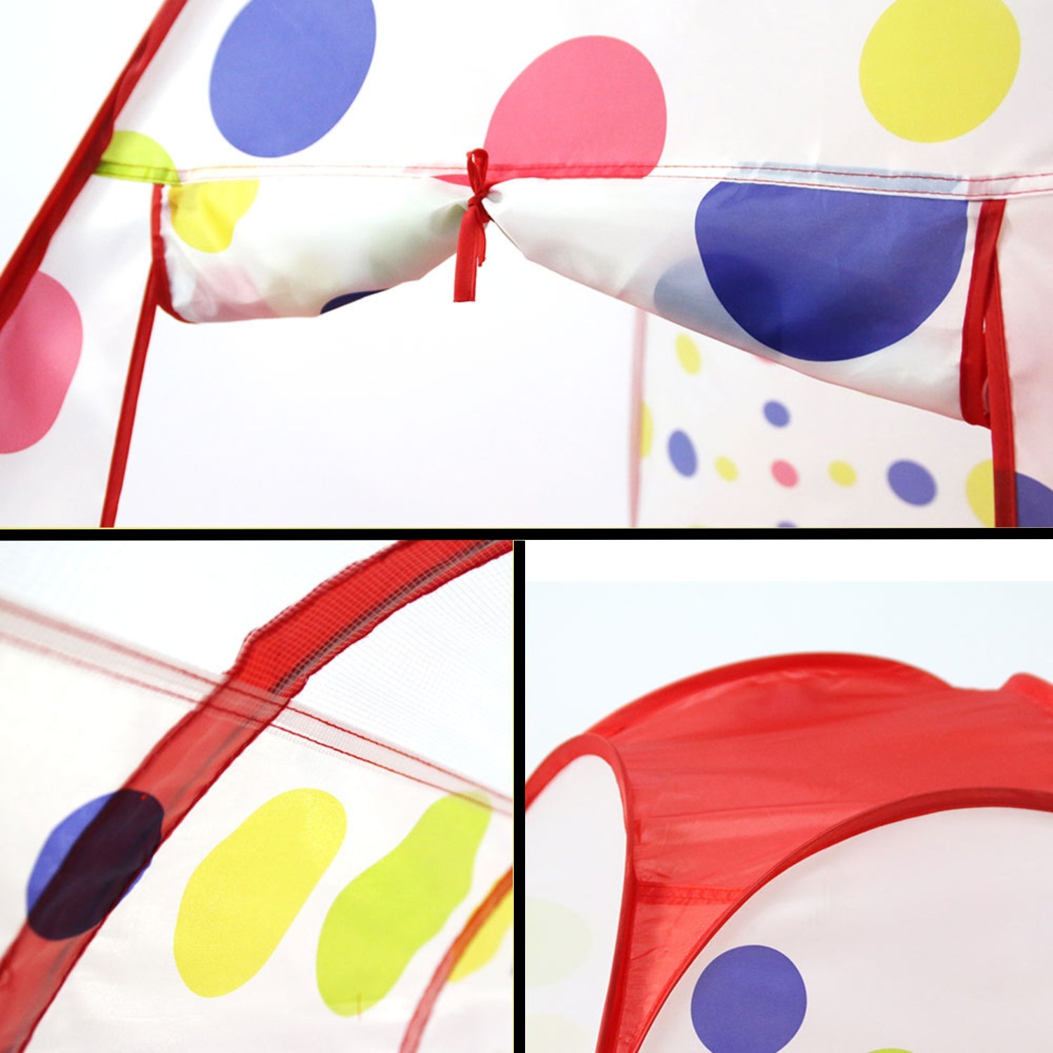 GOMINIMO 3 in 1 Mix Colour Dot Style Kids Play Tent