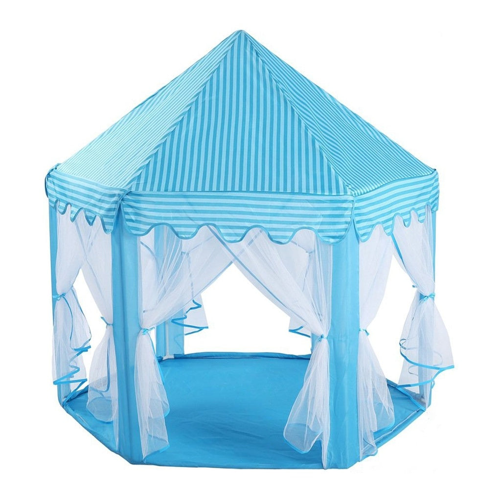 Hexagonal LED Kids Play Tent, Foldable with Mosquito Net, GOMINIMO