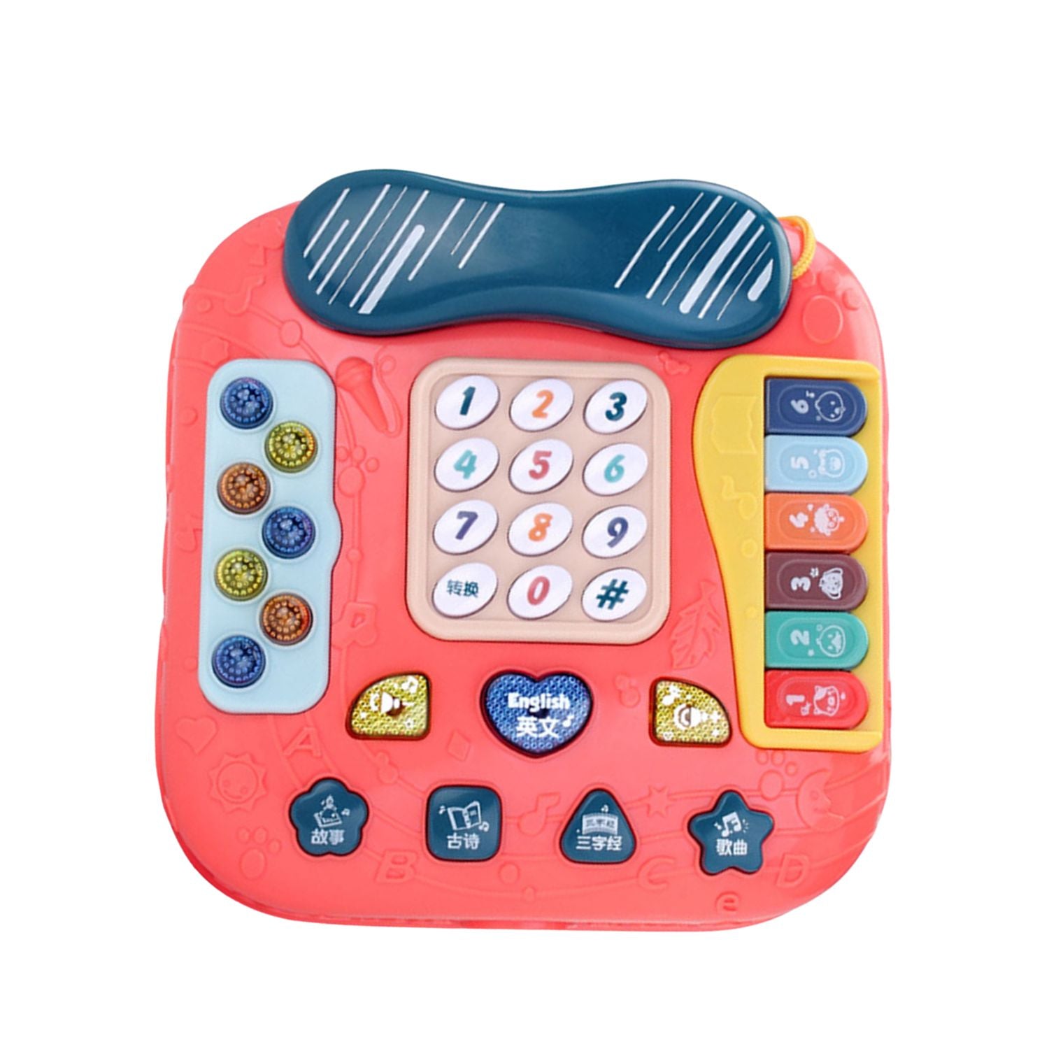 Interactive Learning Kids Toy Telephone Vehicle, Safe Design - Gominimo