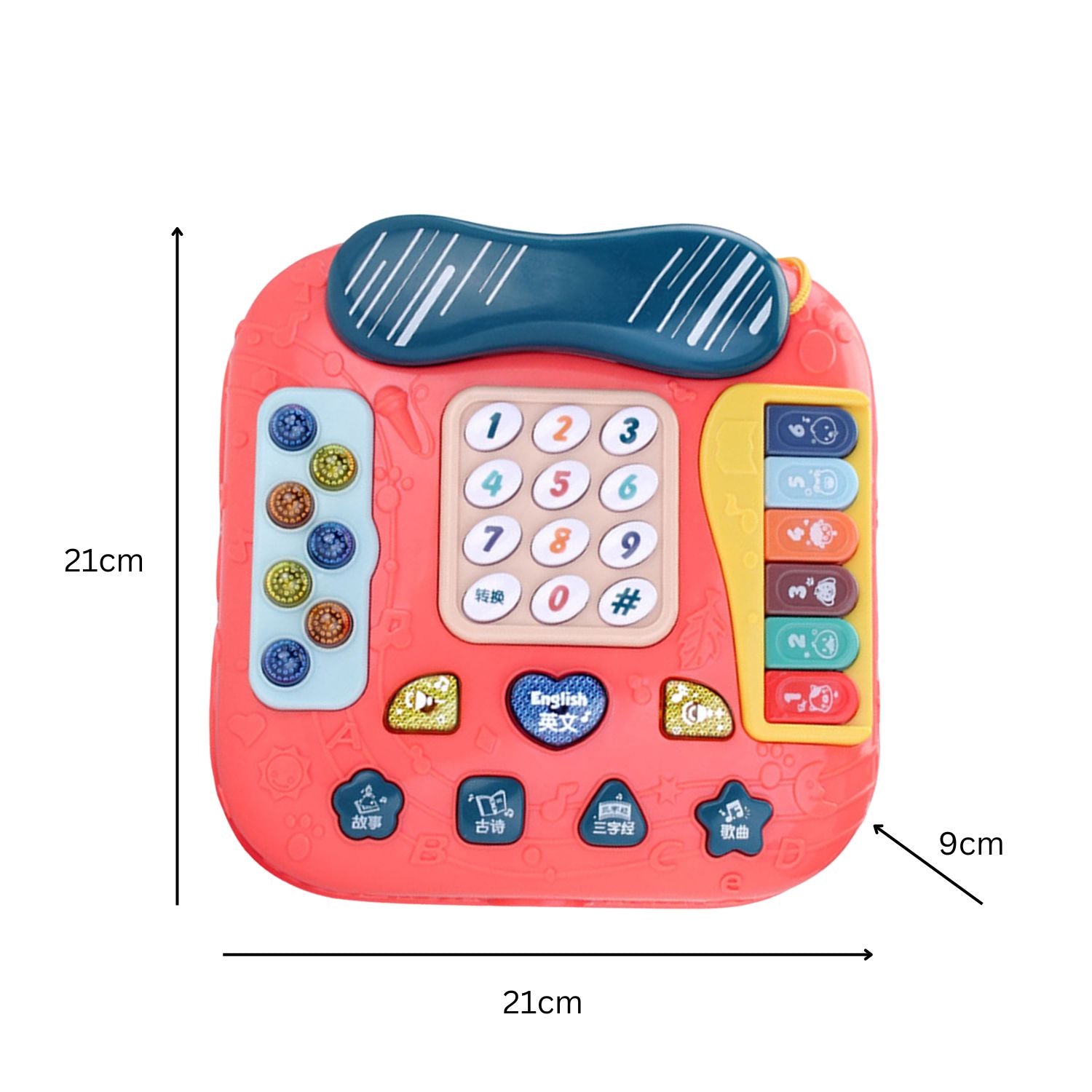 Interactive Learning Kids Toy Telephone Vehicle, Safe Design - Gominimo