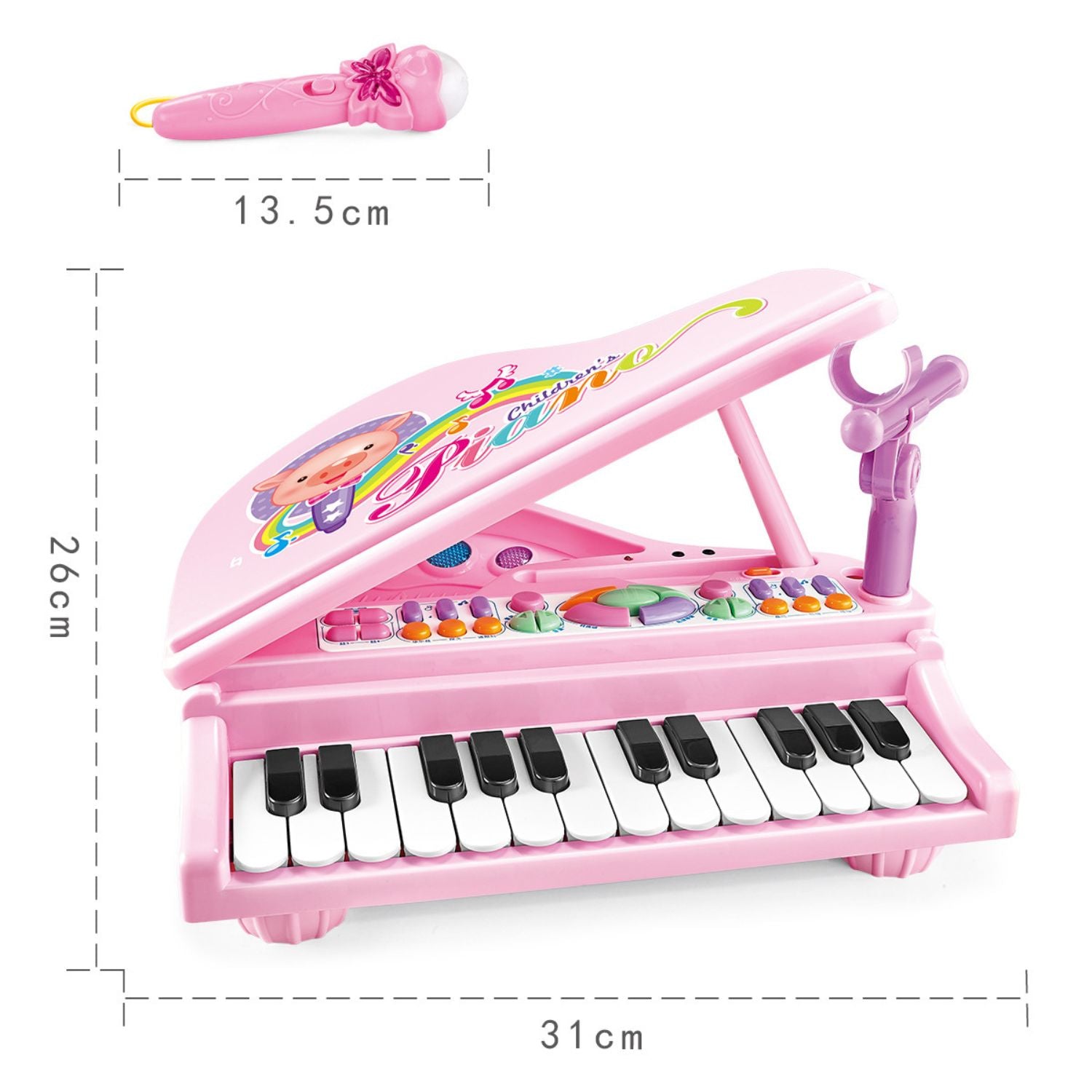 GOMINIMO Kids Piano Keyboard Music Toys (Pink)