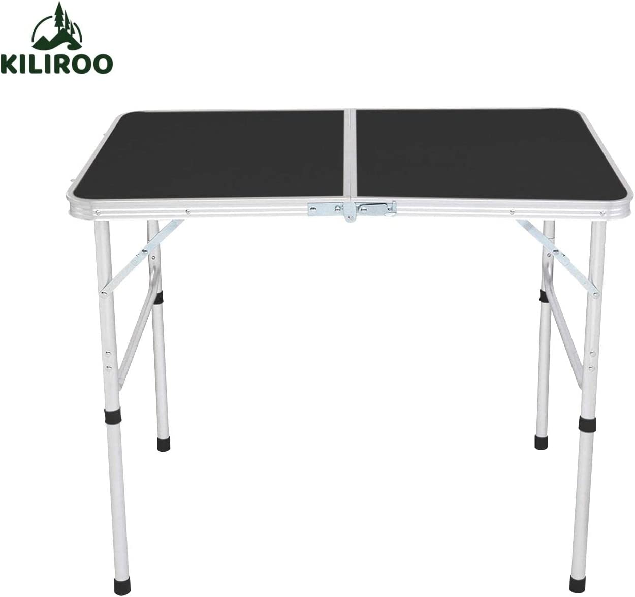 KILIROO Camping Table 90cm Black