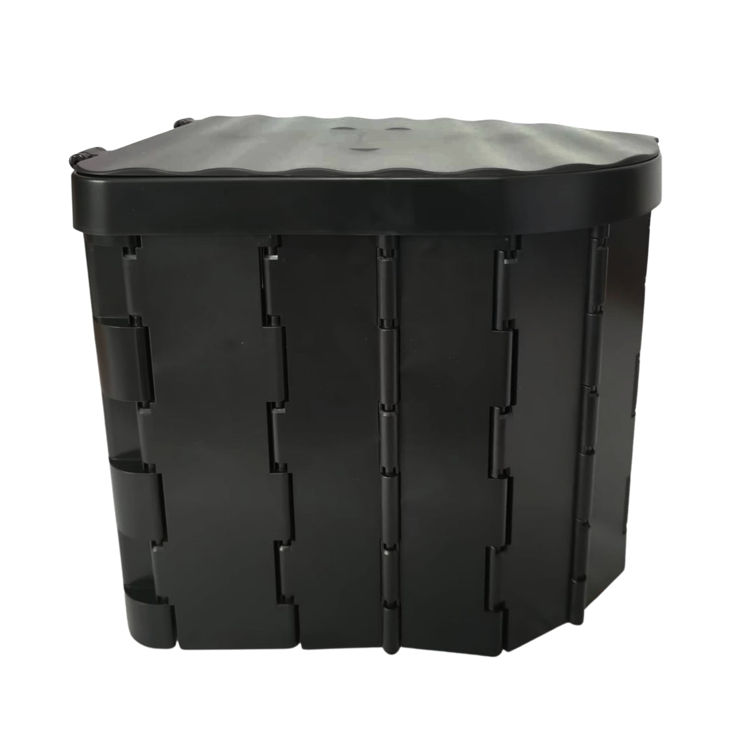 Foldable Portable Potty with Lid, Sturdy Black | KILIROO