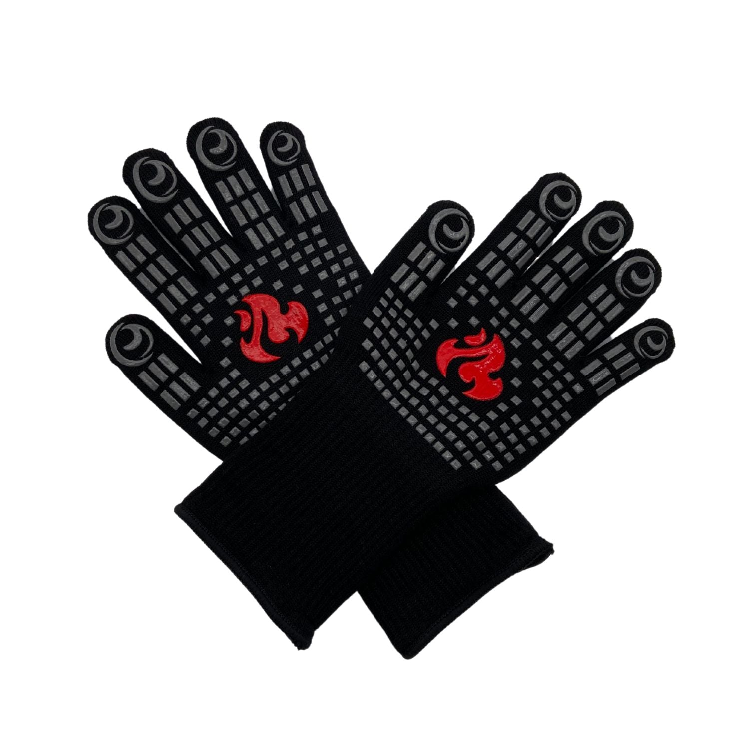 Heat Resistant BBQ Grill Gloves Non-Slip Silicone 35cm