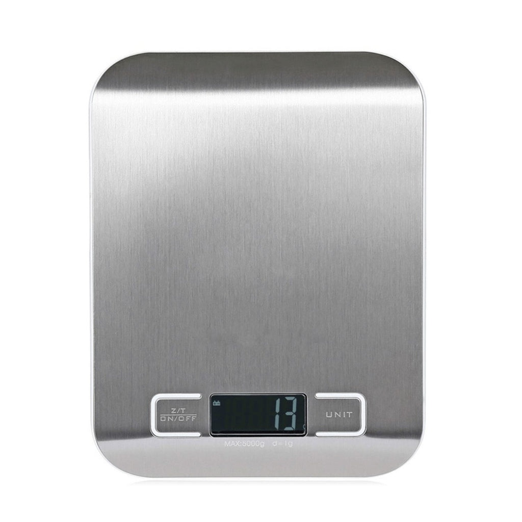 5kg 1g Digital Stainless Steel Kitchen Scale - Miraklass