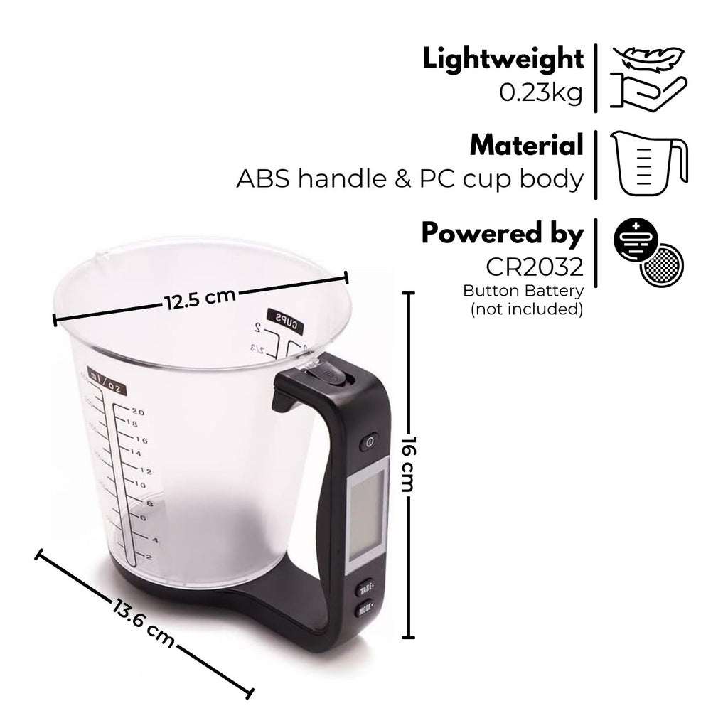 600ml 1g Accuracy Digital Measuring Cup Scale with LCD