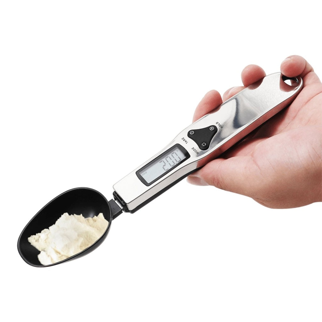 500g Digital LCD Measuring Spoon Kitchen Scale, Removable Head