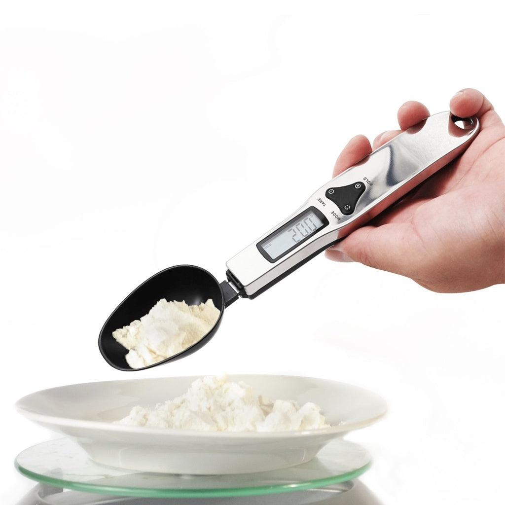 500g Digital LCD Measuring Spoon Kitchen Scale, Removable Head