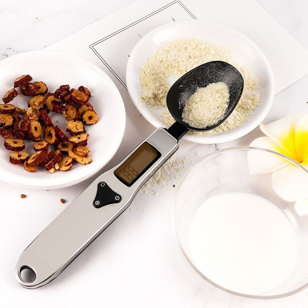 500g Digital LCD Measuring Spoon Kitchen Scale, Removable Head