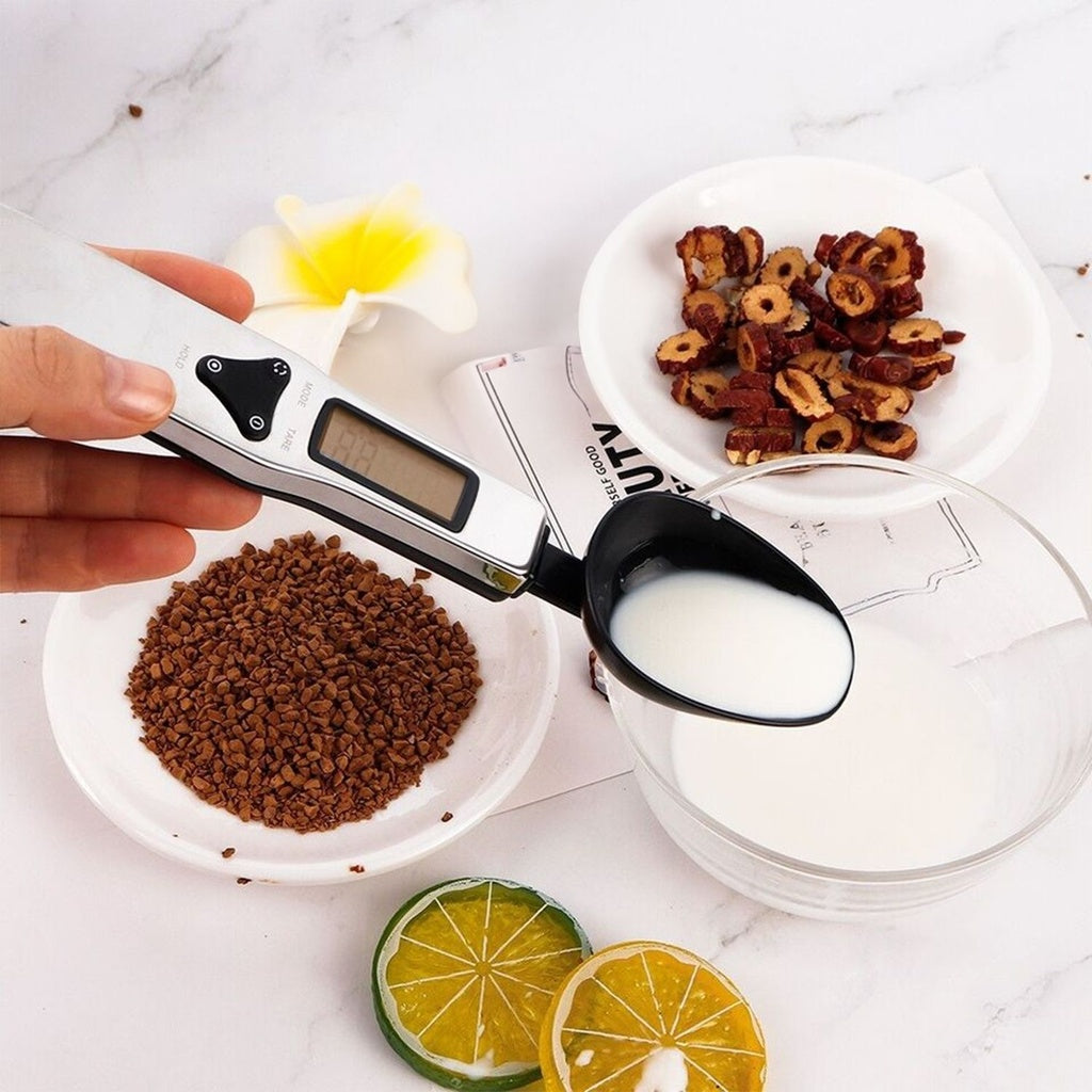 500g Digital LCD Measuring Spoon Kitchen Scale, Removable Head