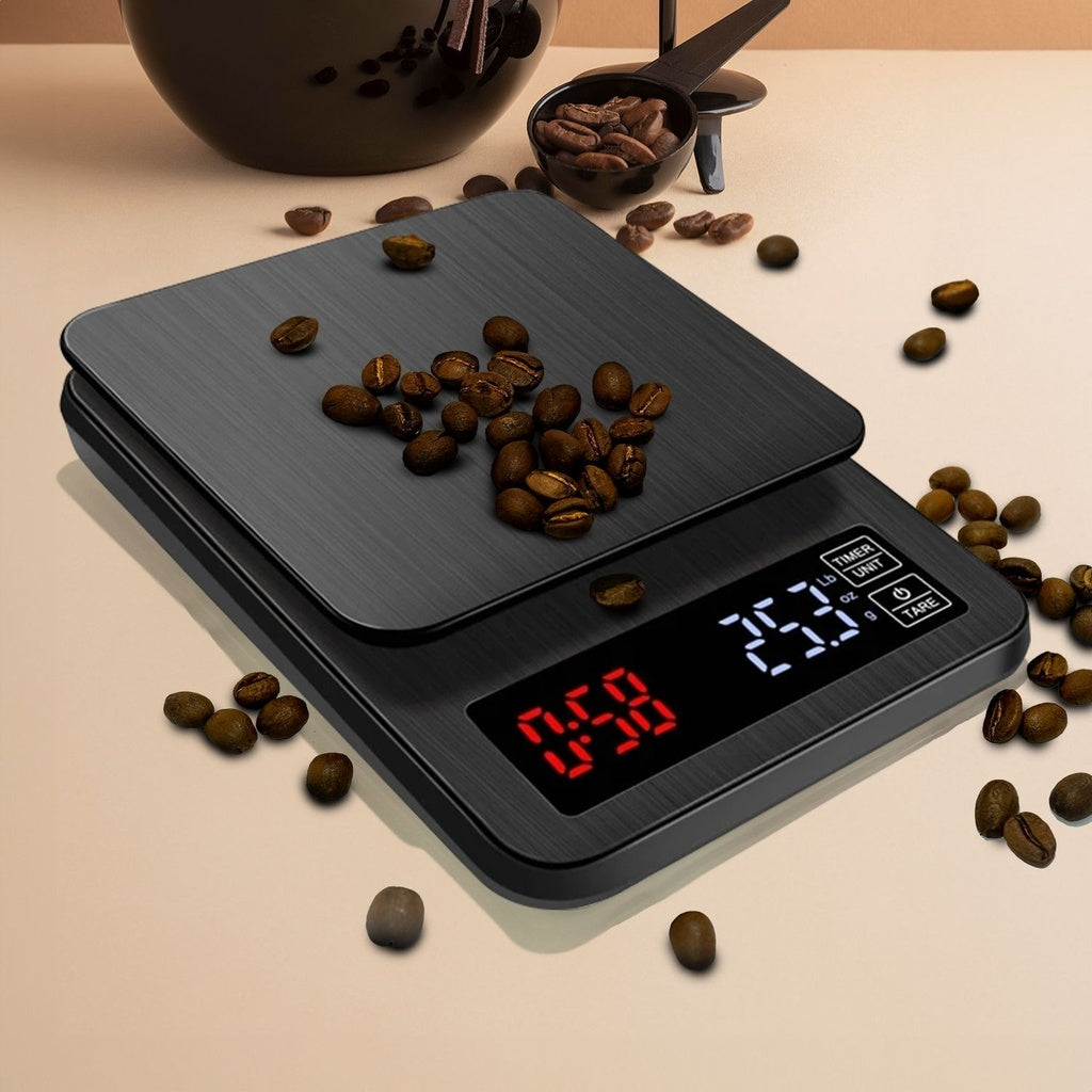 High-Precision LCD Kitchen Coffee Scale, 5kg 1g, Miraklass