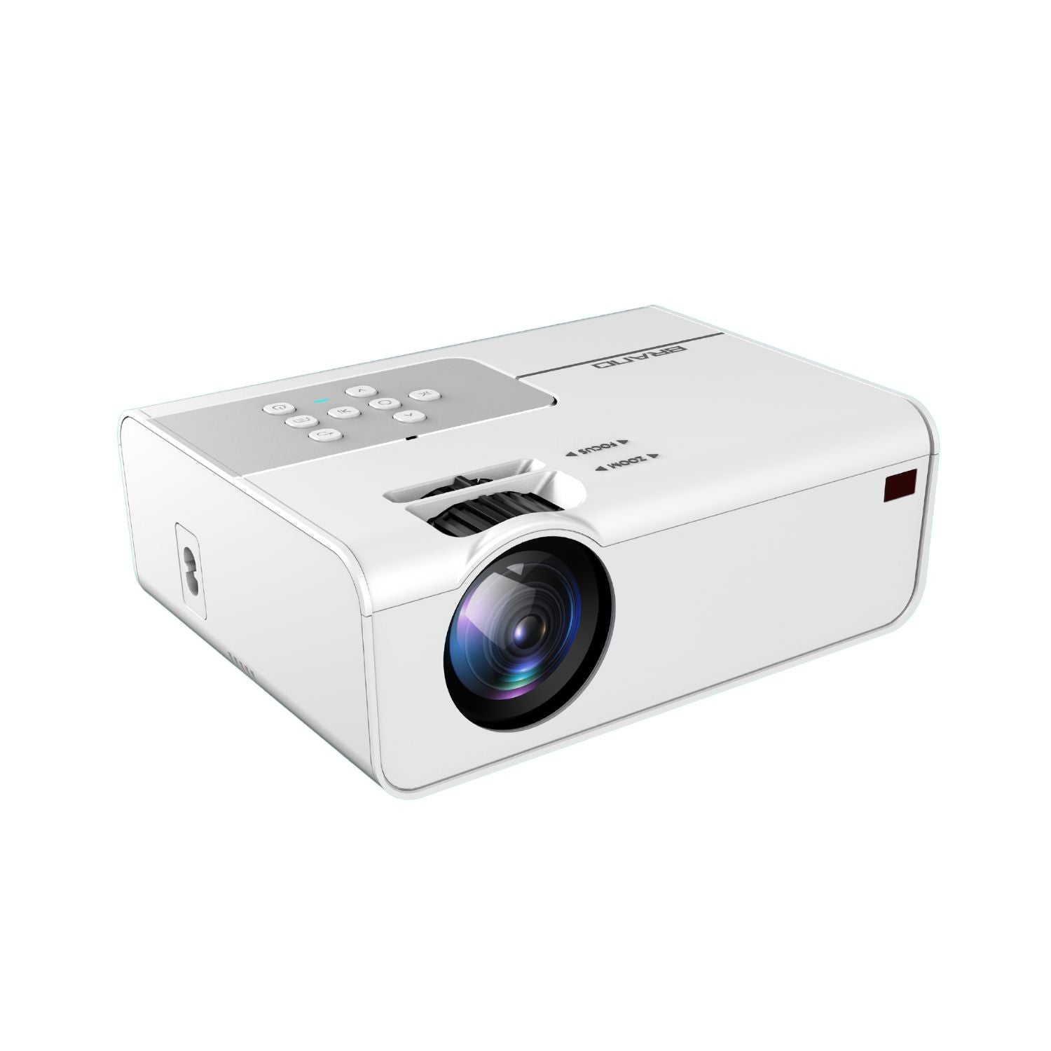 MIRAKLASS Wifi Video Projector 1080P 150 Ansi Lumens (White)