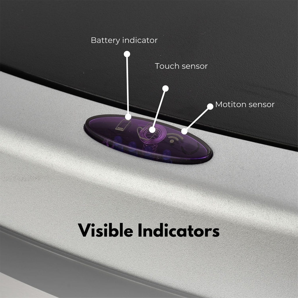 60L Soft Close Motion Sensor Bin, Fingerprint Resistant