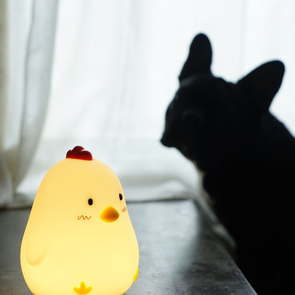 Fun Design Rechargeable Night Lamp, Sleepy Chicken - Muid