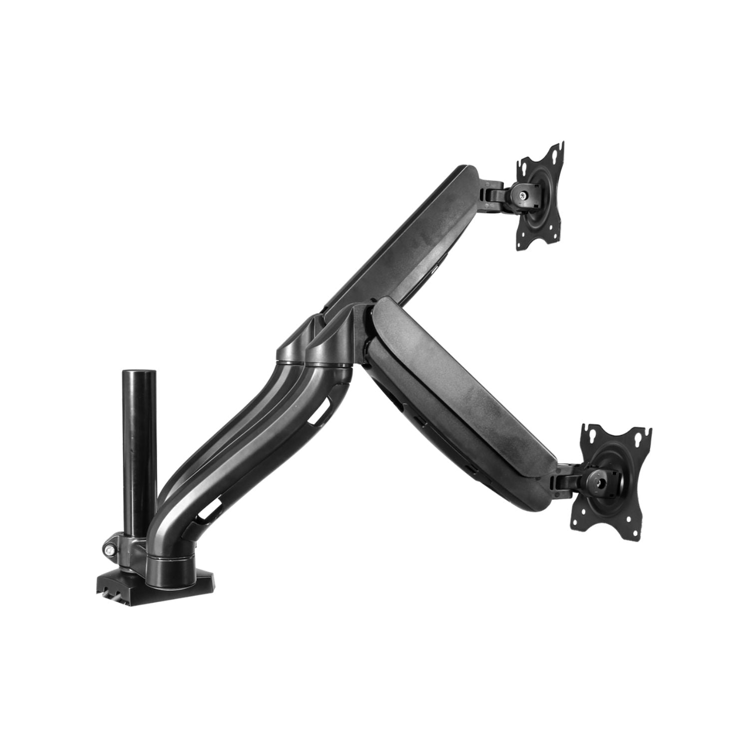 Tool-Free Adjustable Dual 27" Monitor Arm with USB Ports - Neotez