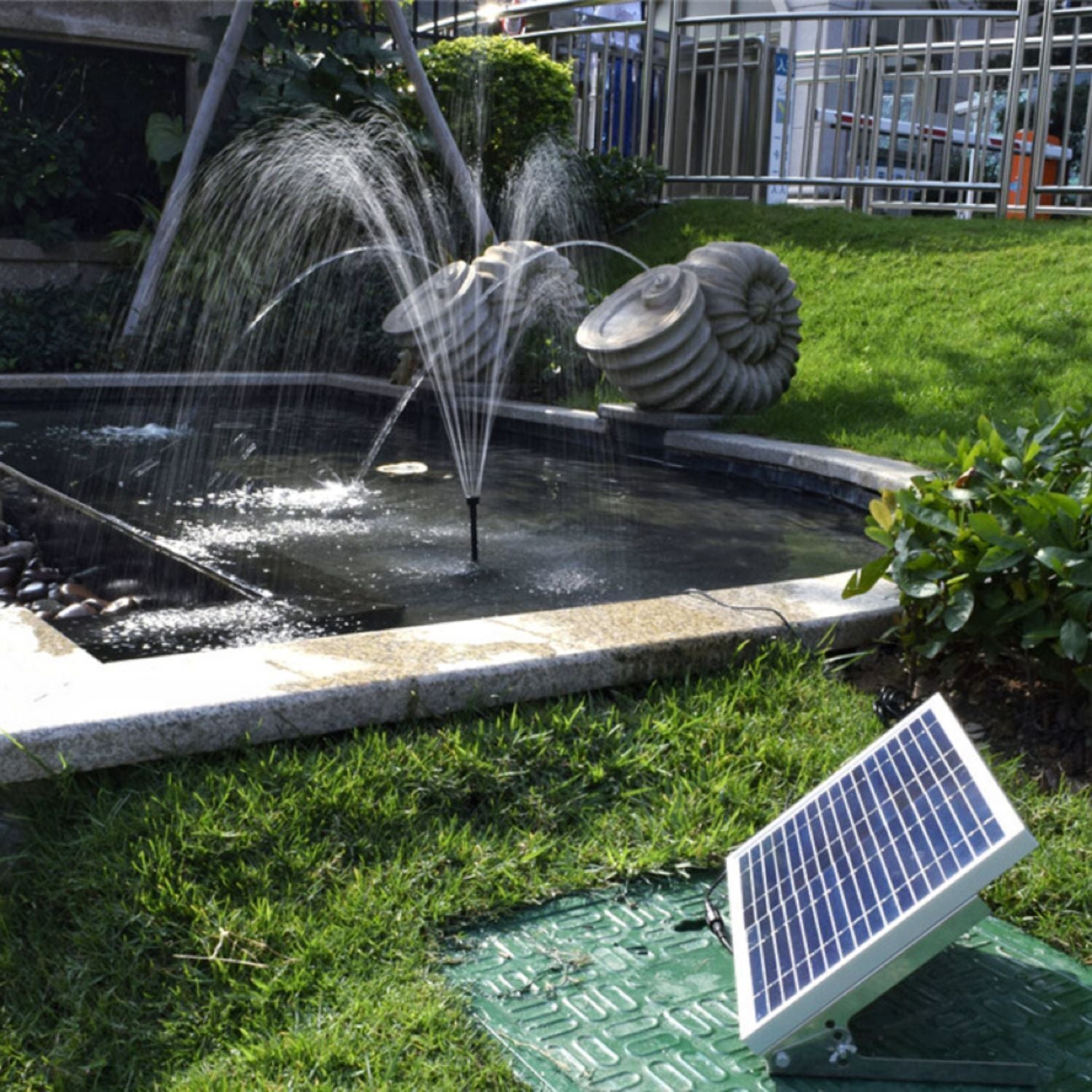NOVEDEN Solar Water Pond Water Fountain 36*34cm