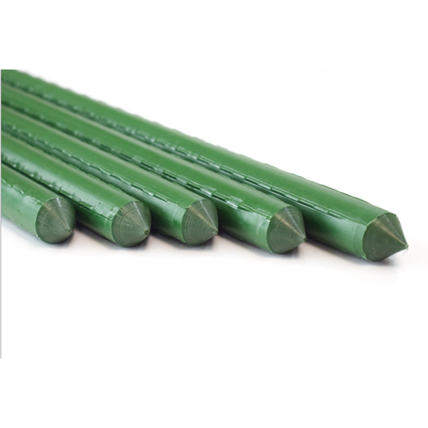 NOVEDEN 24pcs 120CM Metal Plant Support Stakes (Green)