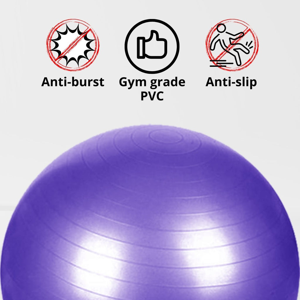 VERPEAK Yoga Ball 65cm (Silver)