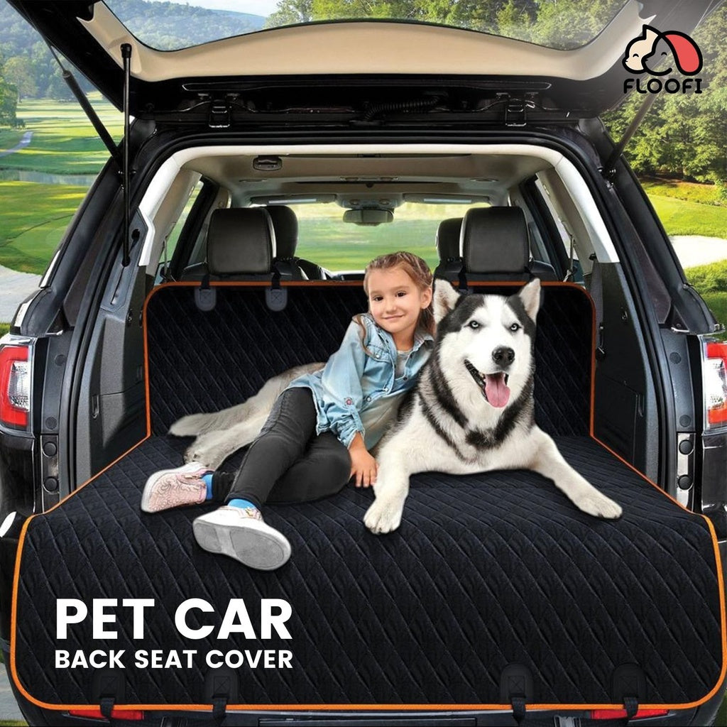Floofi Pet Car Back Seat Cover Waterproof Safety -