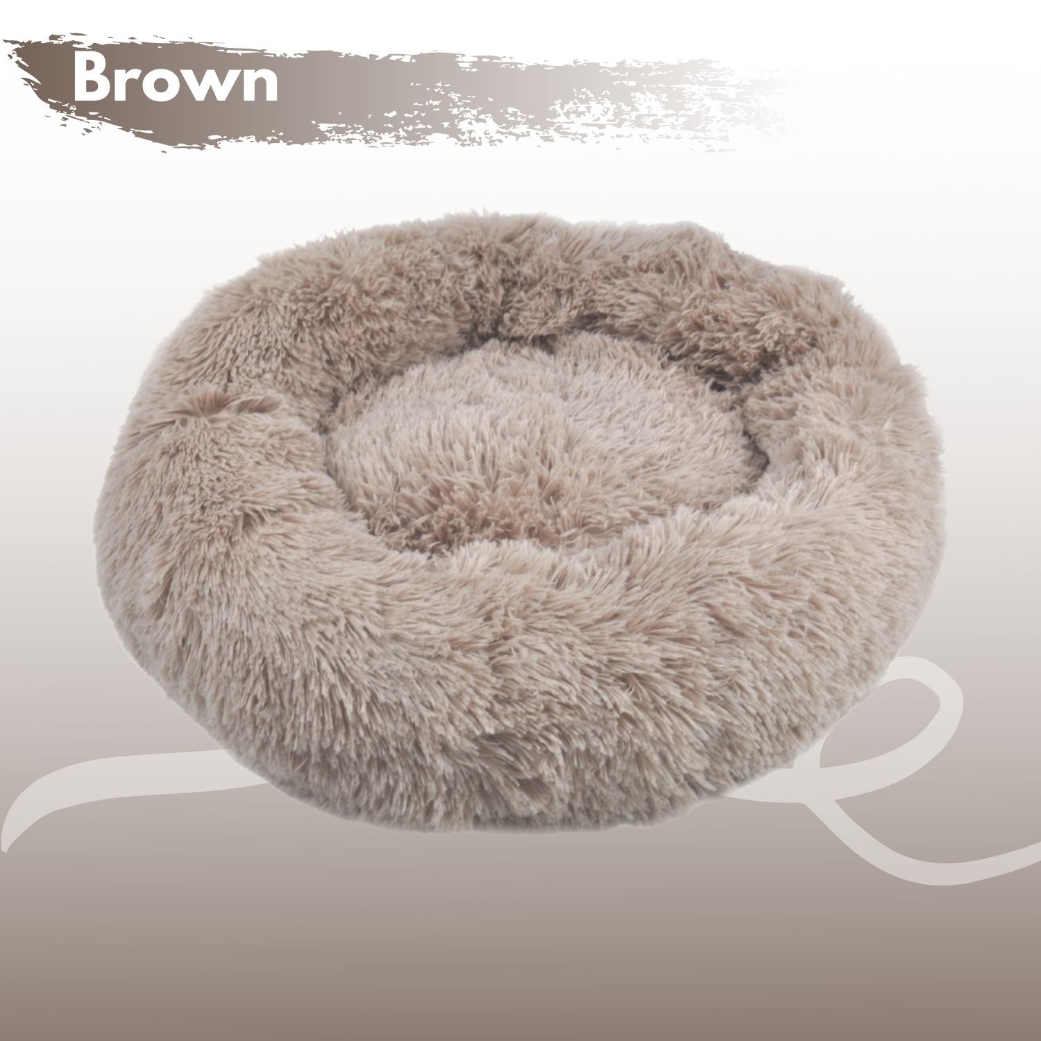 Soft Plush Pet Bed with PP Cotton Filling, 80cm - Floofi