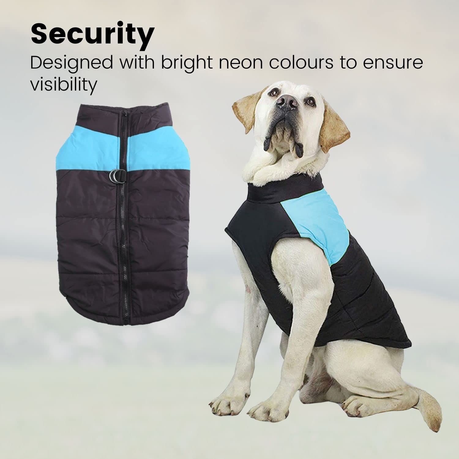 Waterproof Windproof Pet Winter Vest (S, Red) - Floofi