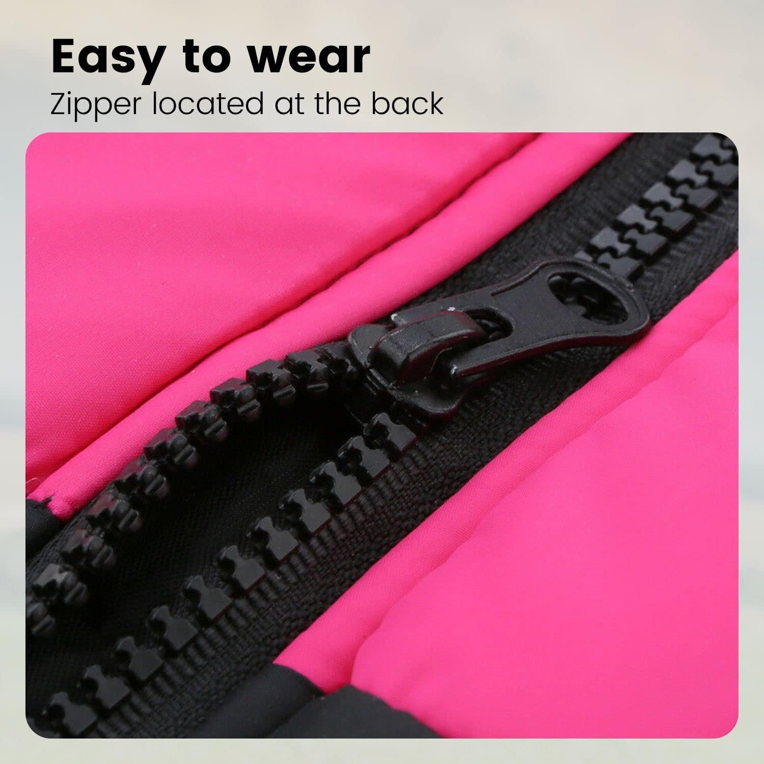 Floofi Pet Winter Vest (L Pink)