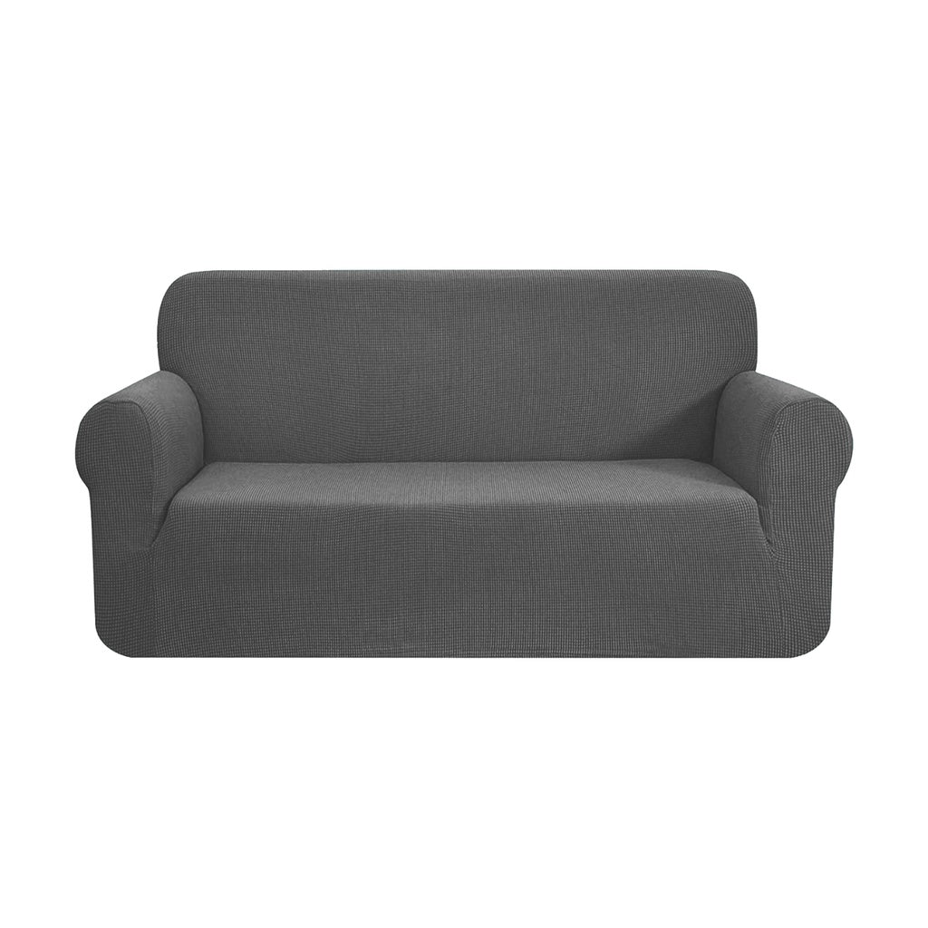 GOMINIMO Polyester Jacquard Sofa Cover 3 Seater (Grey)