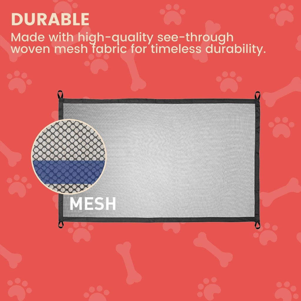 Portable Pet Safety Barrier, 180cm, Folding Mesh Fence